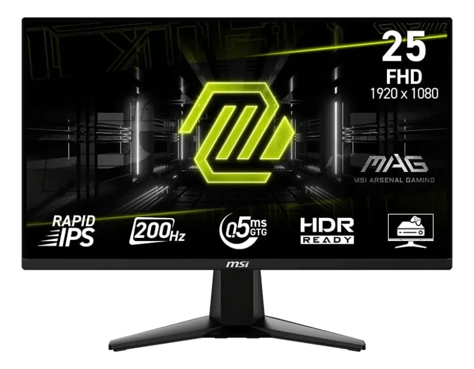 MSI MAG 255F E20: Monitor Gamer de 200Hz para Jugar Más Fluido y Competitivo
